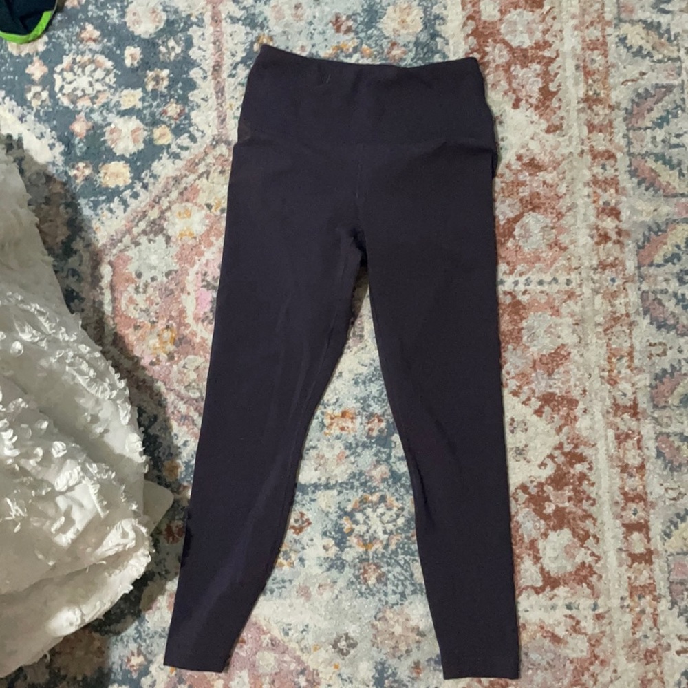 Maroon full length leggings
